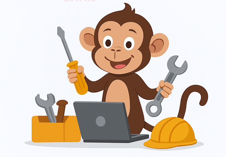 Monkey repairing